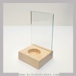 جاشمعی چوبی (بی رنگ)+ شیشه